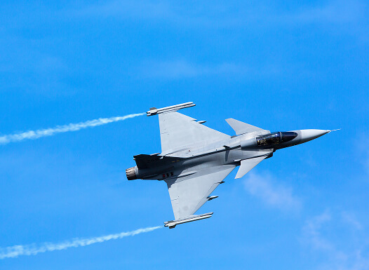 military-plane image of AS9100 Certified